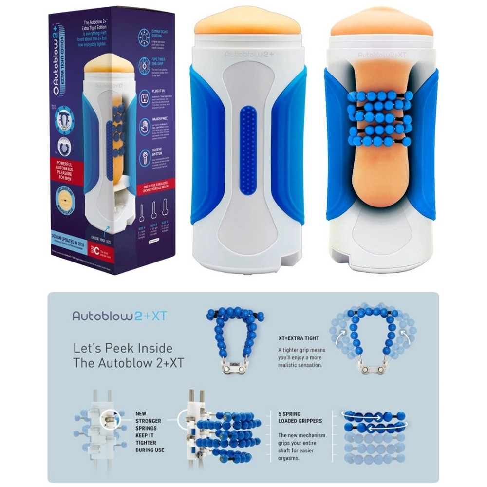 Autoblow 2+ XT Machine Size B Otomatik Oral Masturbator
