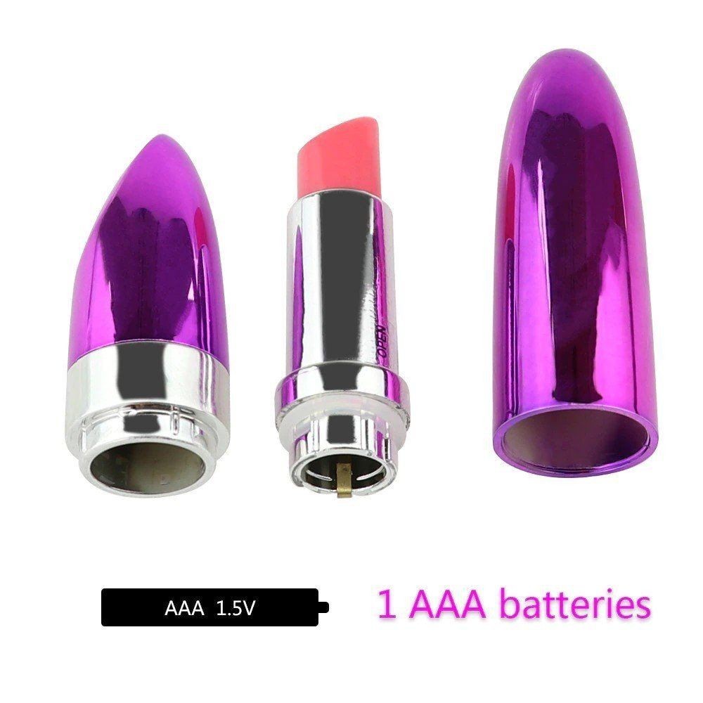 Erox Lipstick Purple Mini Ruj Vibratör