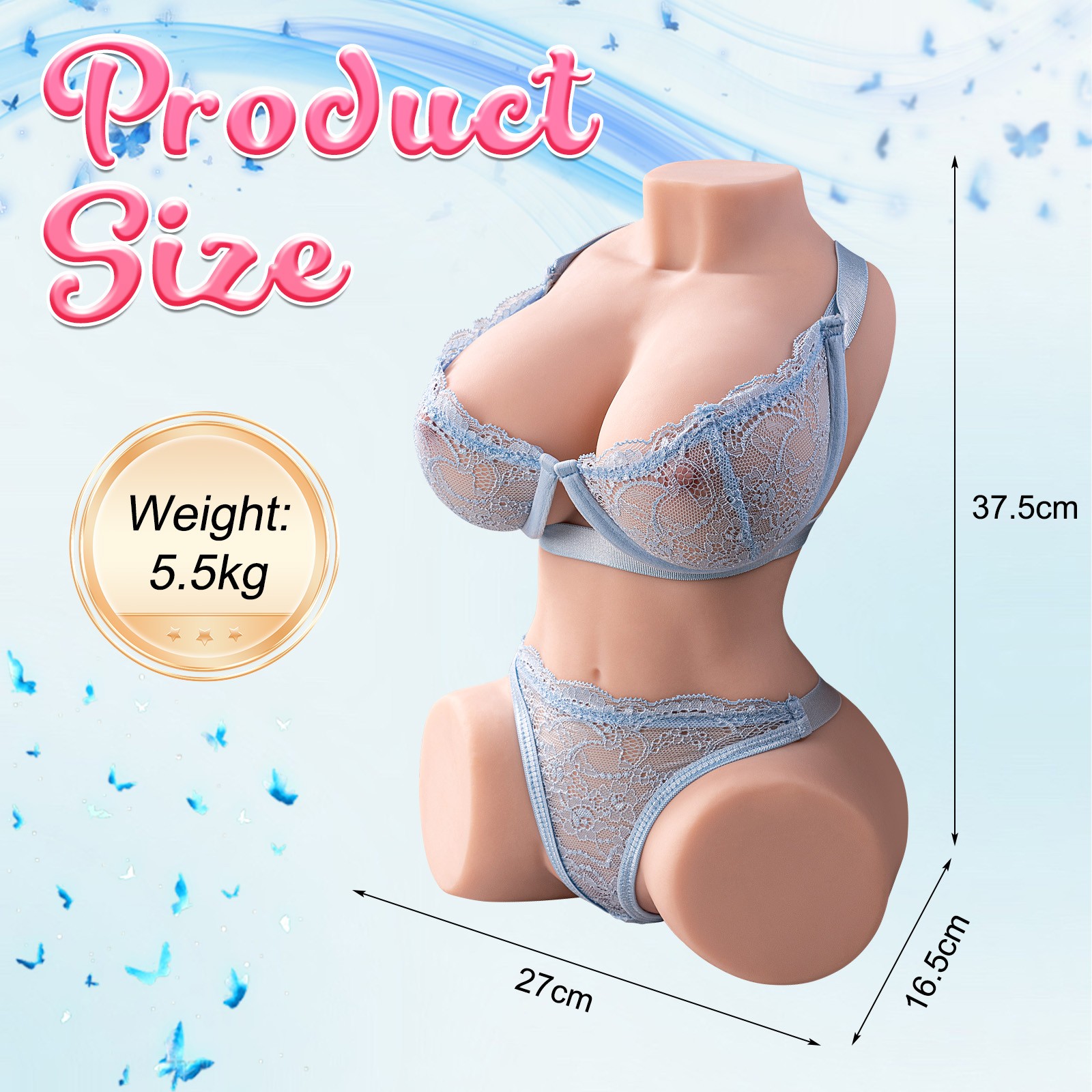 Shequ Barret Half Body Sex Doll Yarım Vücut Masturbator SQ-MA20044