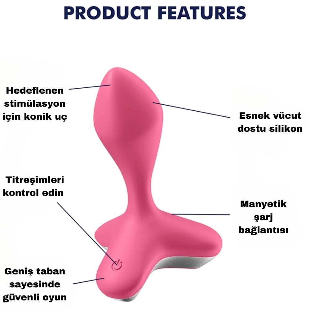 Satisfyer Game Changer Titreşimli Anal Vibratör Pink