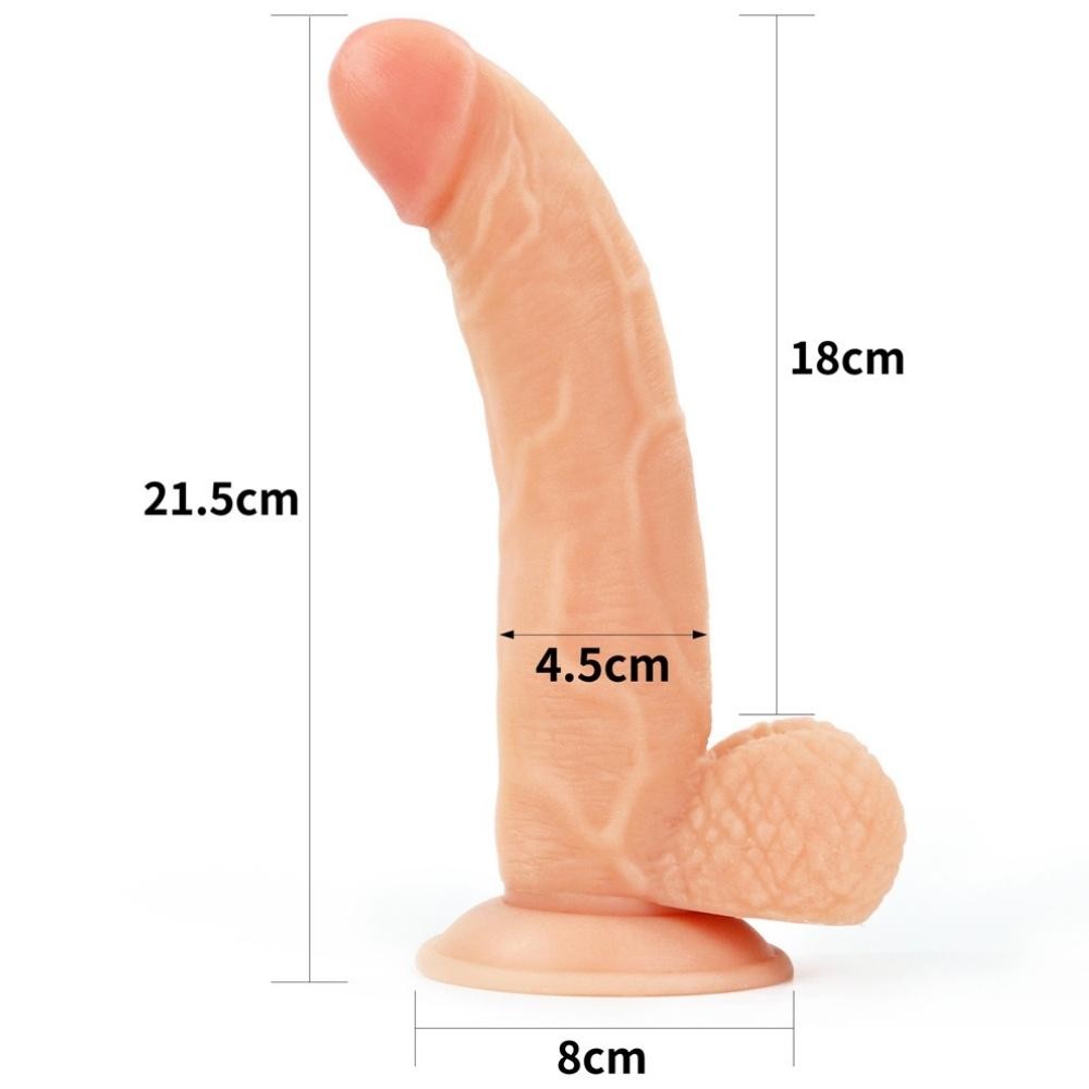 Lovetoy Easy Strapon 21.5 cm Flexible Kemerli Strapon Penis