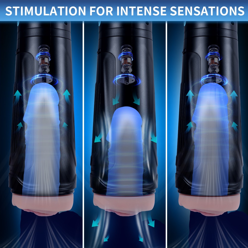 Xise Juicy Lamour Locke Emişli ve Titreşimli Vajina Masturbator JC-MA70046