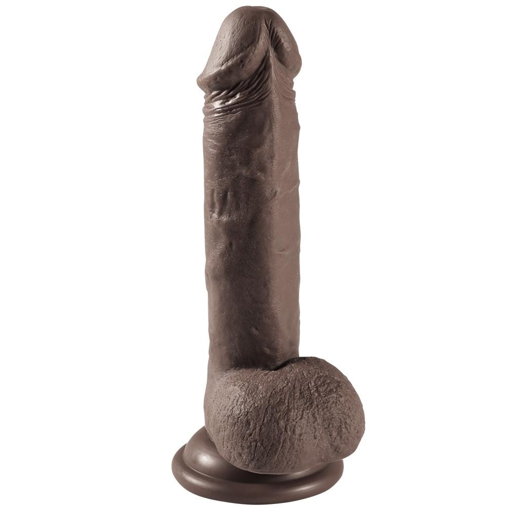 Dildo Series Addison Black 17 Cm Realistik Penis