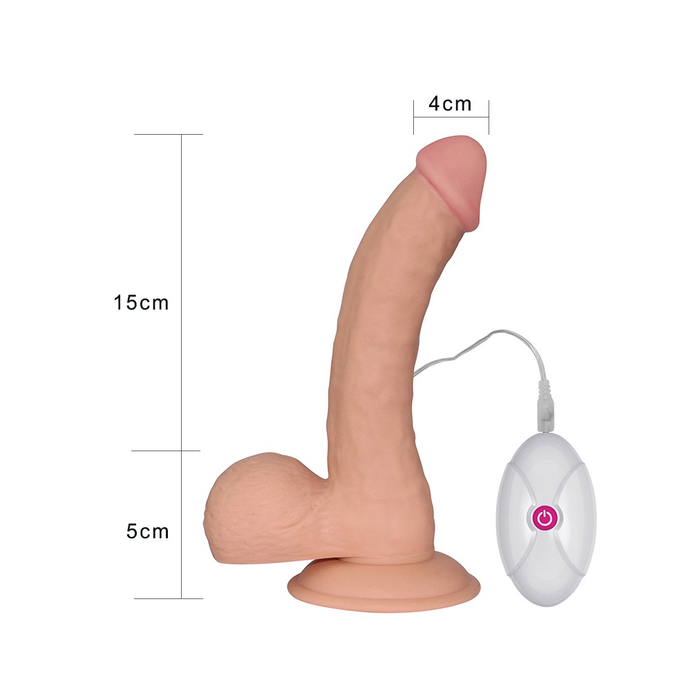 Lovetoy The Ultra Soft Dude 23 cm Yumuşak Titreşimli Penis