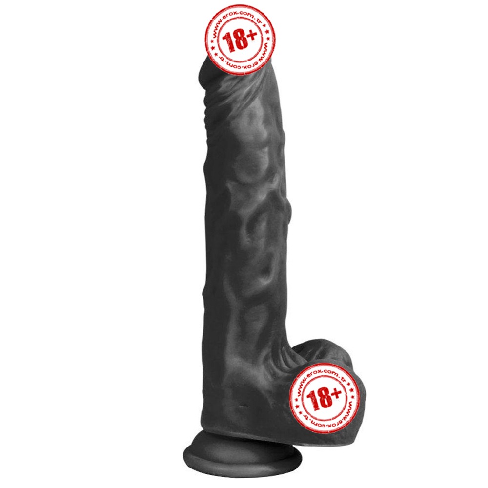 Xise Dildo Series Victory Hero 24 cm Realistik Penis XS-WBC10005-Black