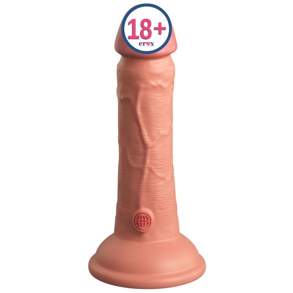 Pipedream King Cock Elite 6 İnch Dual Density Silicone Cock Realistik Penis - Flesh