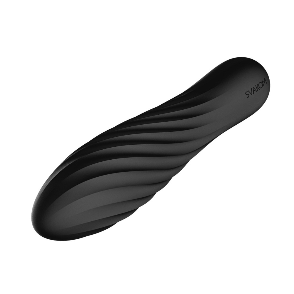 Svakom Tulip 10 Modlu Güçlü Mini Vibratör Black
