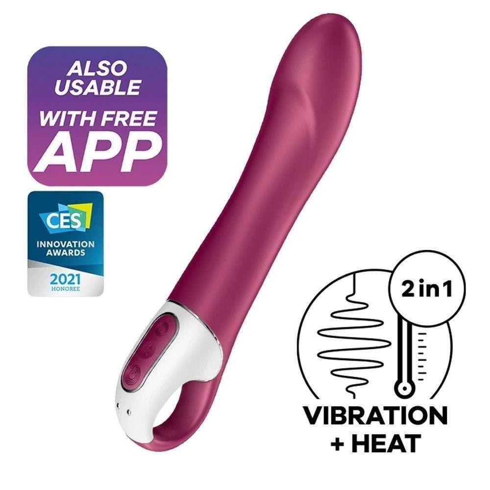Satisfyer Big Heat Telefon Kontrollü Isıtmalı Vibratör