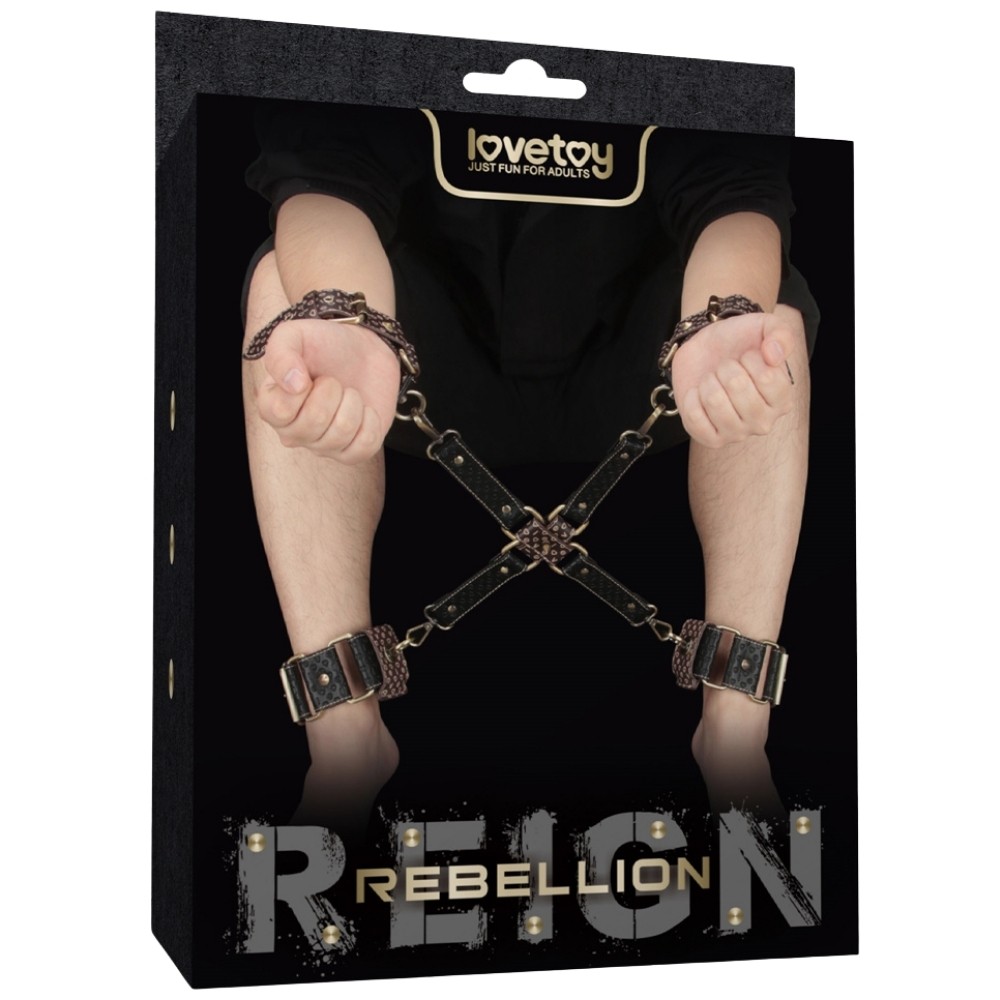 Lovetoy Rebellion Reign Hogtie Set El ve Ayak Bağlama Seti