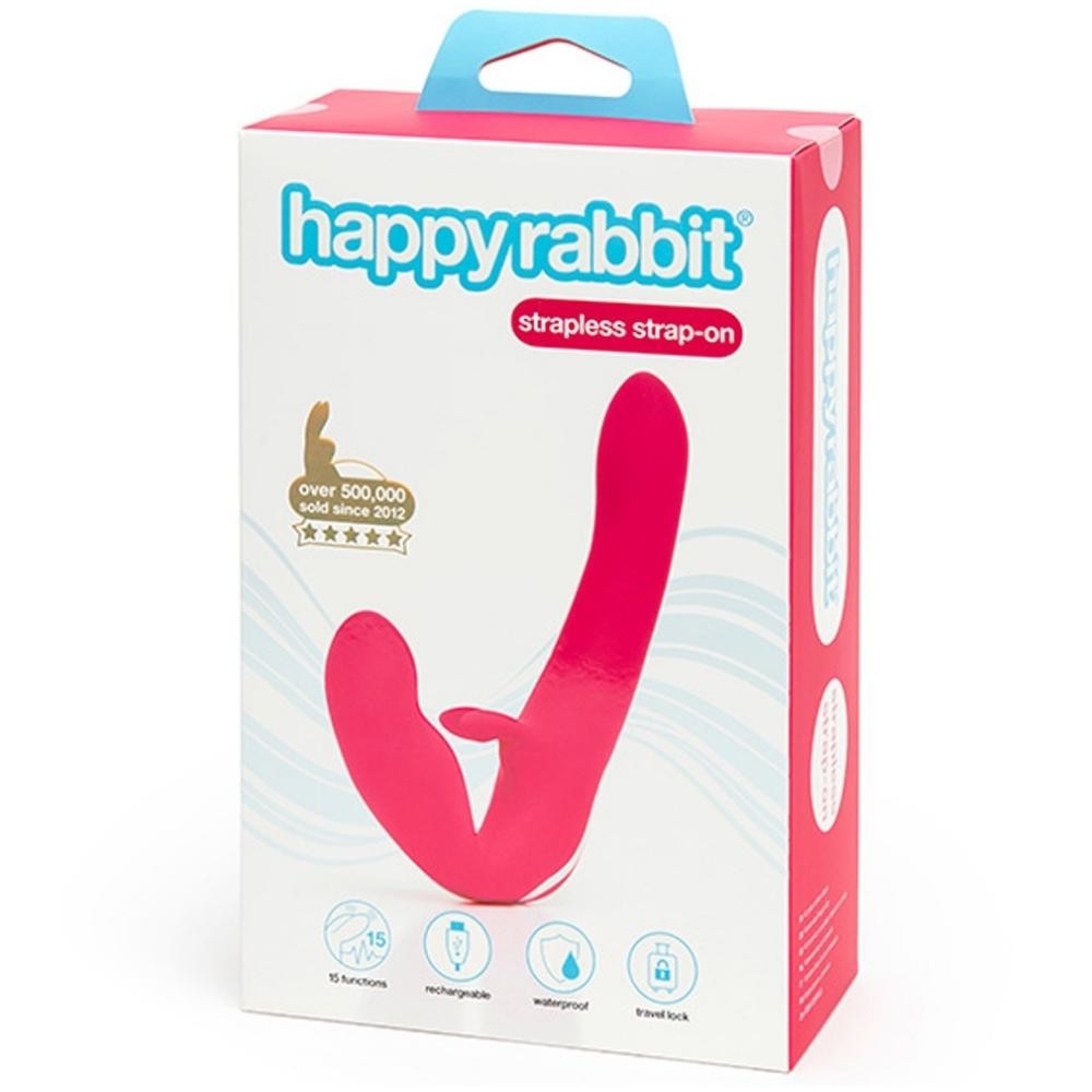 Happy Rabbit Strapless Strap-On Rabbit Vibratör