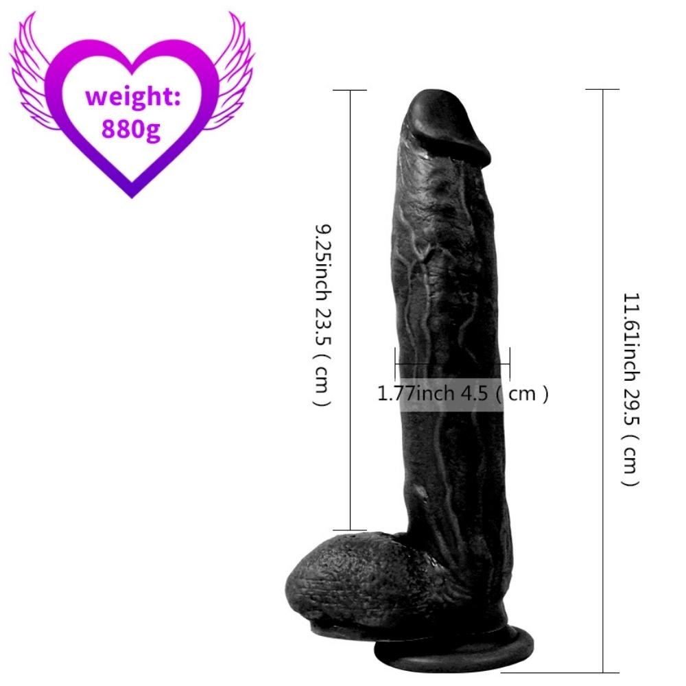 Xise Blade Master 29.5 Cm Büyük Zenci Realistik Penis