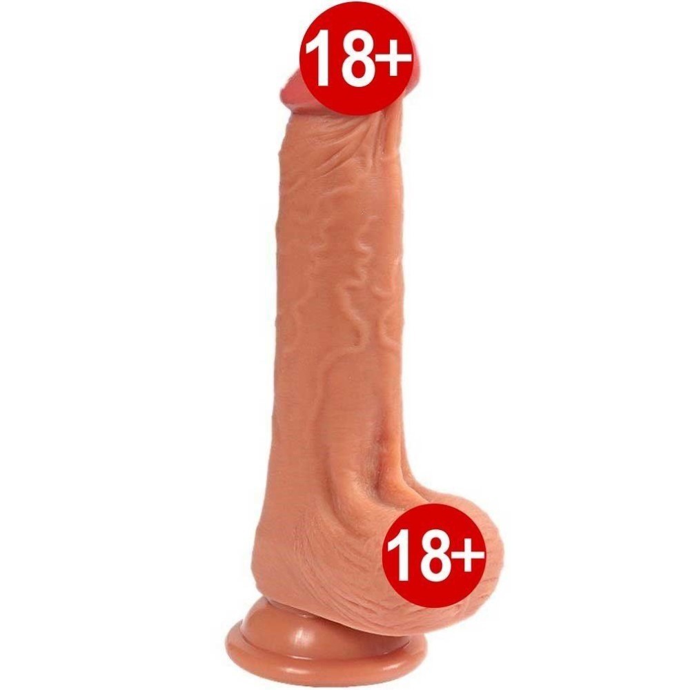 Dildo Series Jack 20 Cm Çift Katmanlı Gerçekçi Et Dokulu Realistik Penis