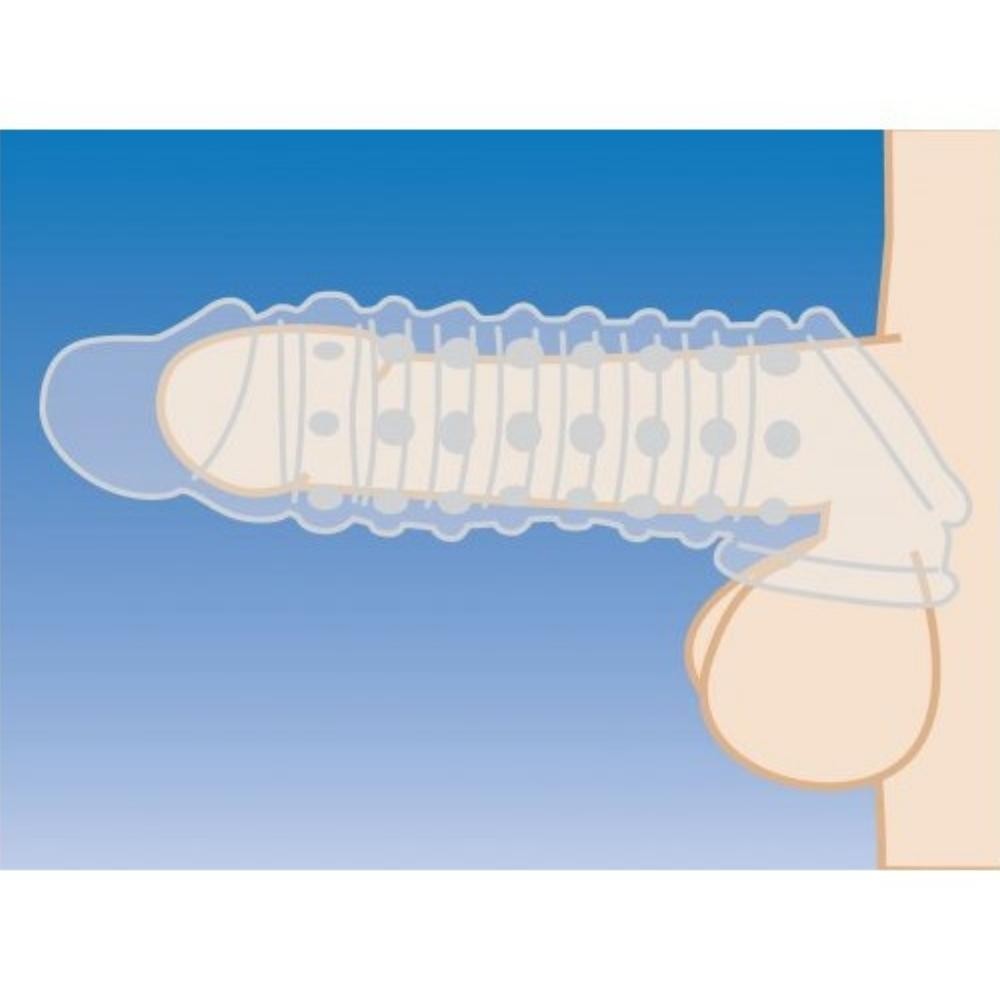 Size Matters Penis Sleeve Şeffaf Penis Kılıfı 17 Cm