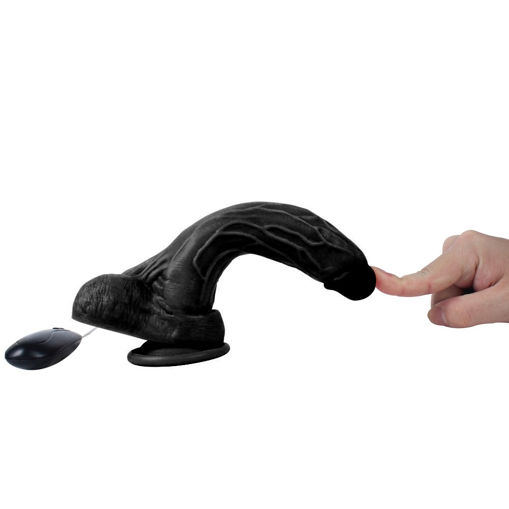 Dildo Series Holy Dragon Titreşimli Zenci Penis 20.5 Cm