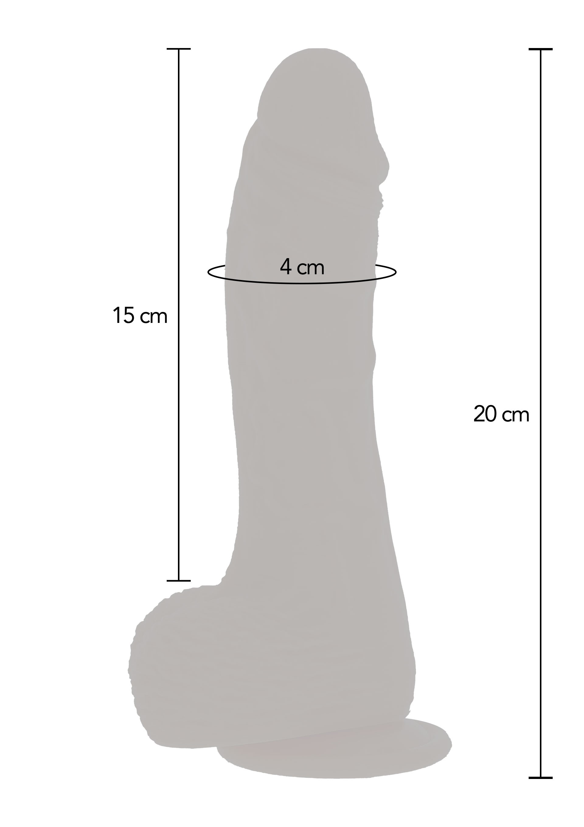 ToyJoy Naked Gerçekçi Dönebilen Hareketli Penis 20 cm