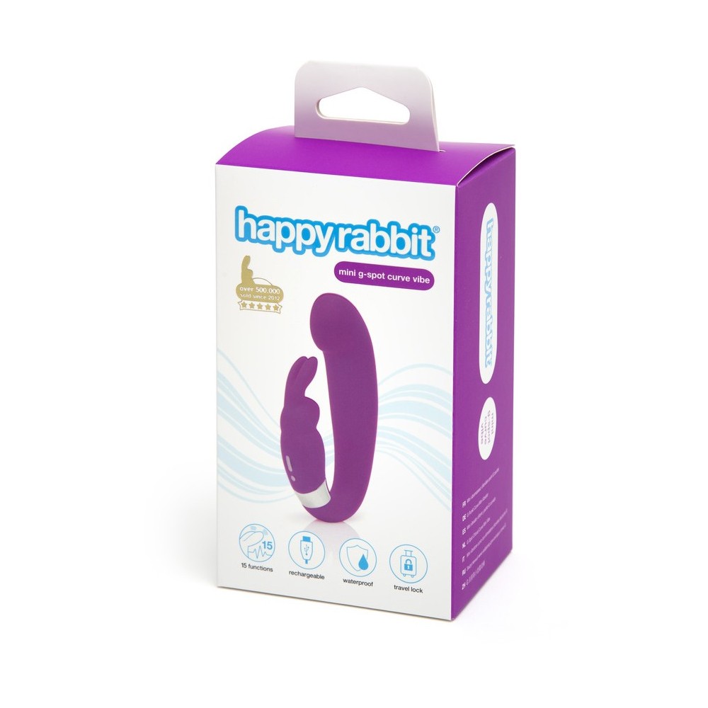 Happy Rabbit G-Spot Clitoral Curve Mini Vibratör