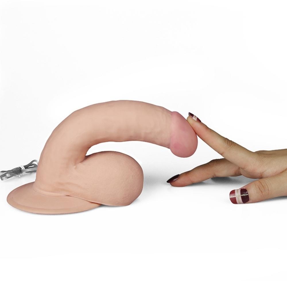 Lovetoy 18 cm Titreşimli ve Kemerli Realistik Penis Strapon Vibratör