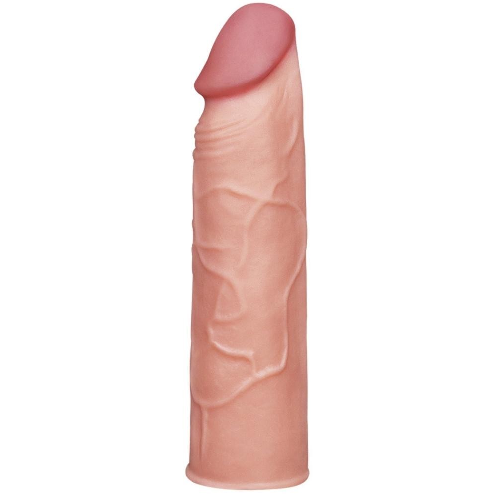 Lovetoy Pleasure X-Tender 3 cm Dolgulu Realistik Penis Kılıfı