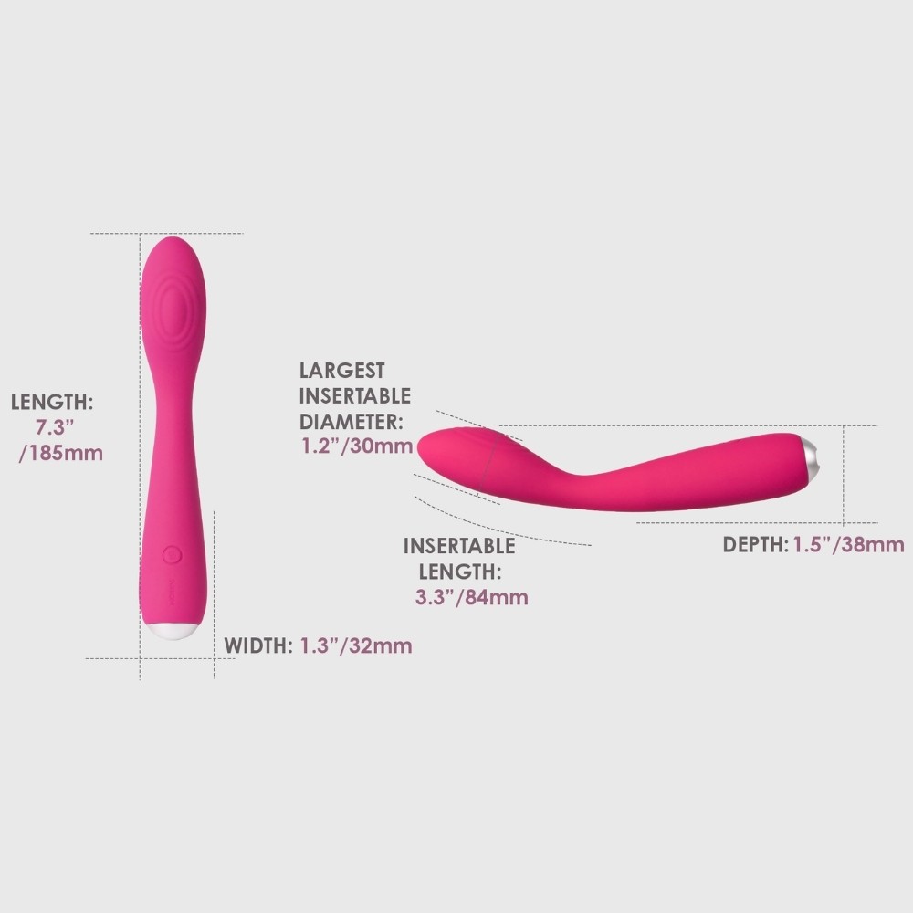 Svakom Iris Esnek Kavisli Clitoral ve G-Spot Uyarıcı Vibratör