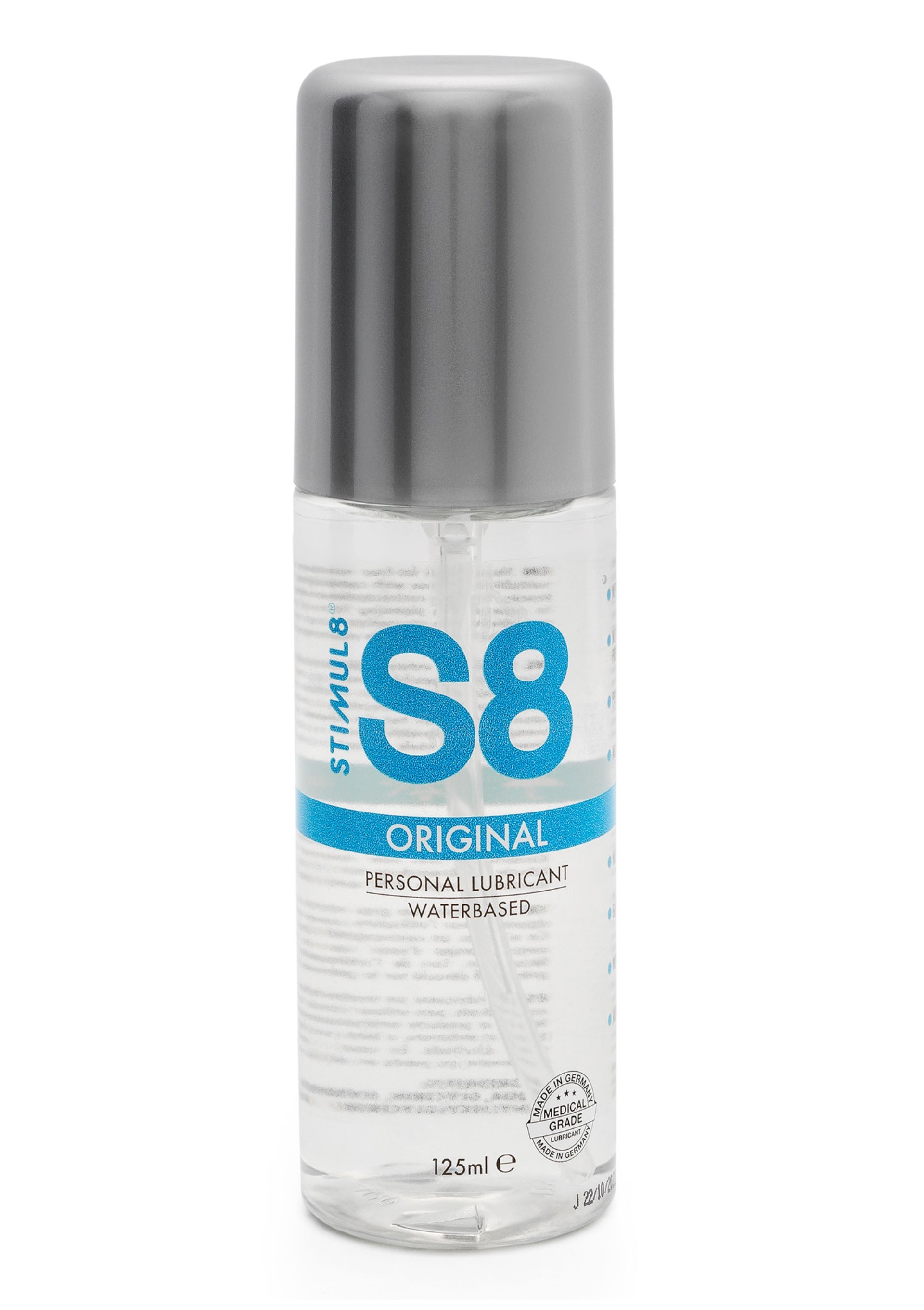S8 Waterbased Lube 125 ml Doğal Kayganlaştırıcı