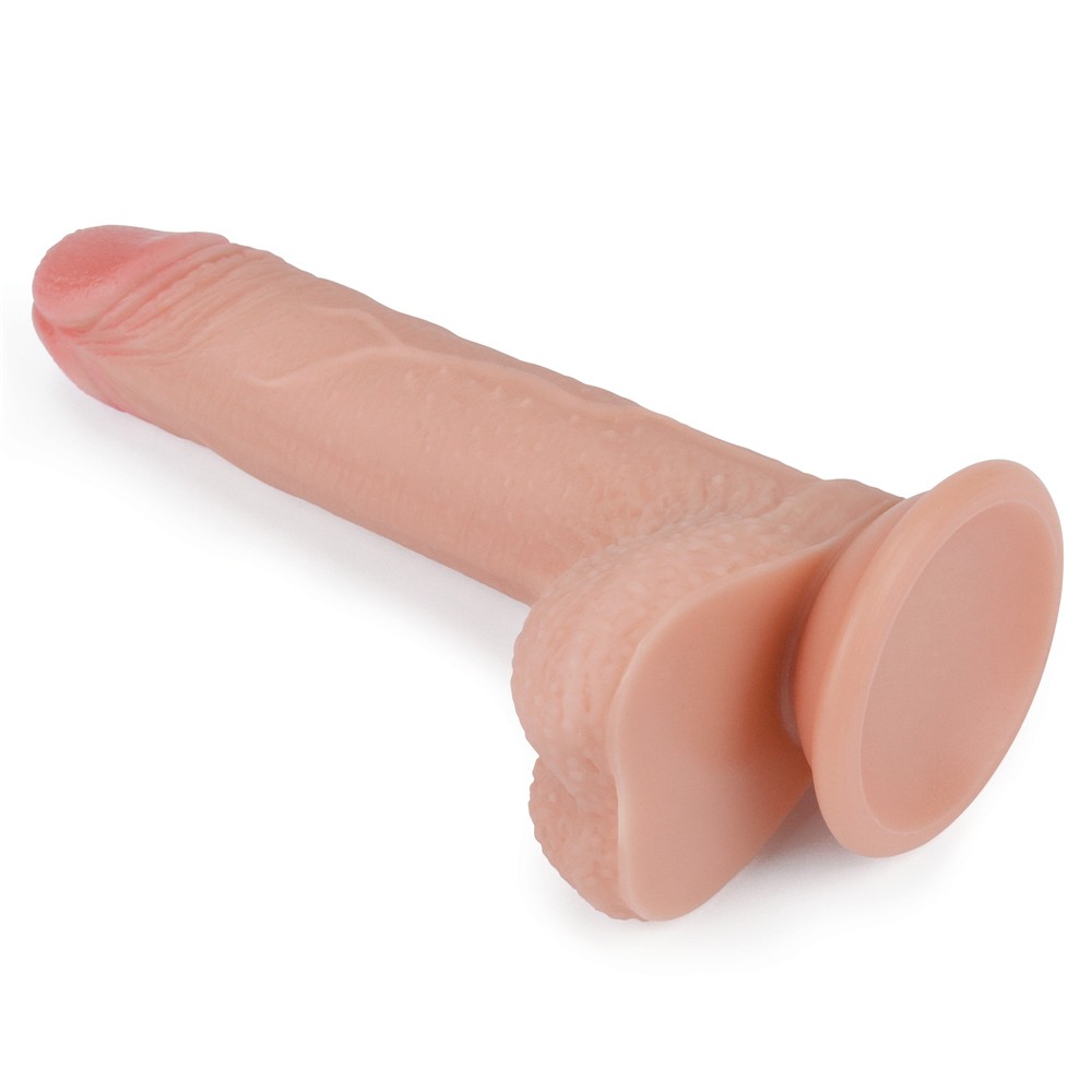 Özel Et Dokulu Yumuşak 18 cm Strapon Kemerli Penis