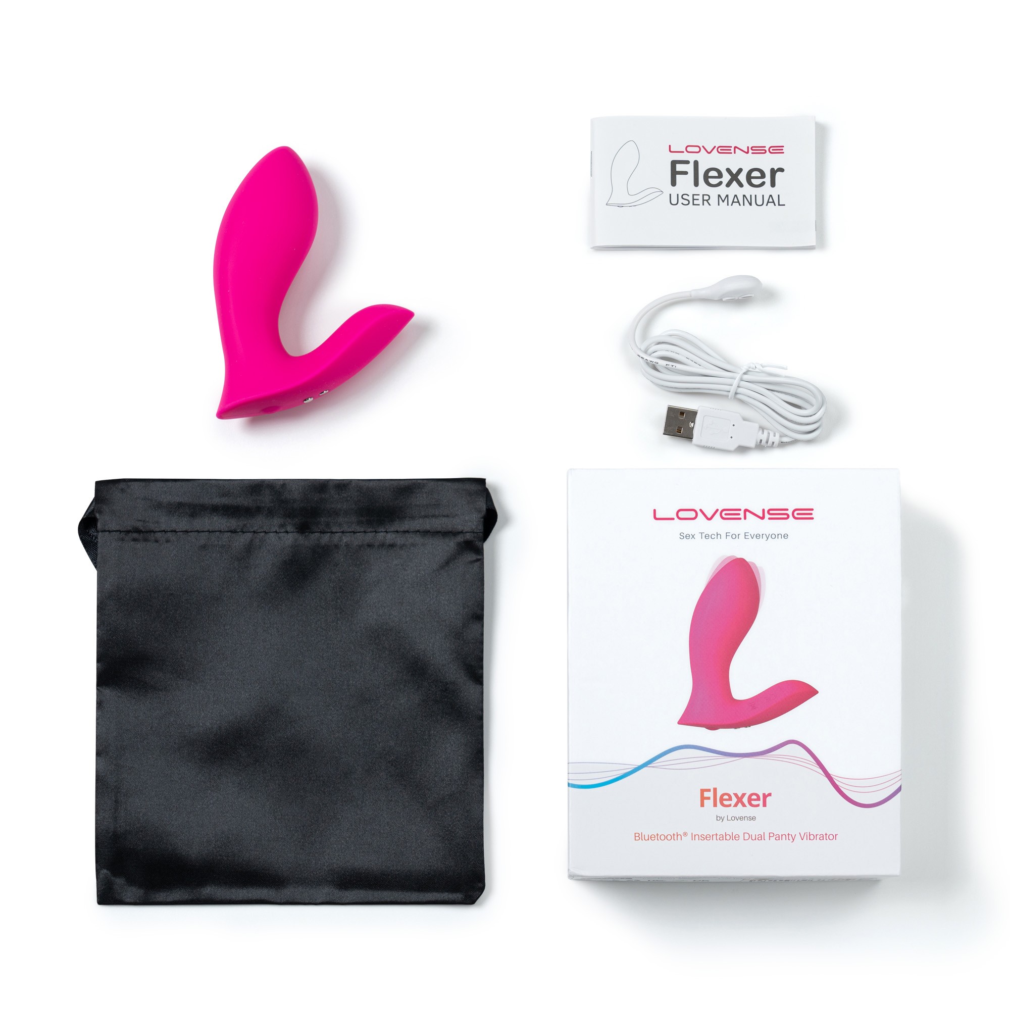 Lovense Flexer Telefon Kontrollü Giyilebilir Vibratör