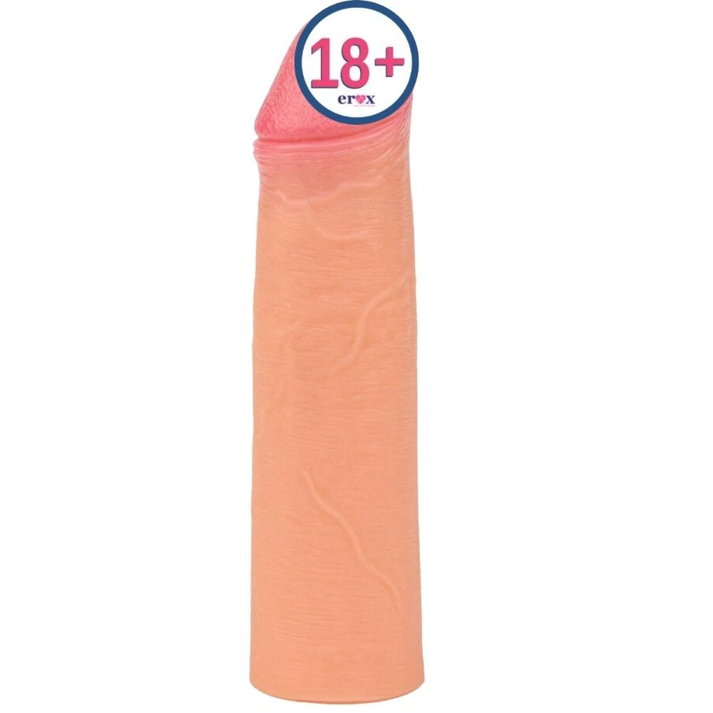 Lovetoy Nature Extender Flesh Flexible 5 cm Uzatmalı Realistik Penis Kılıfı  - Erox Sex Shop