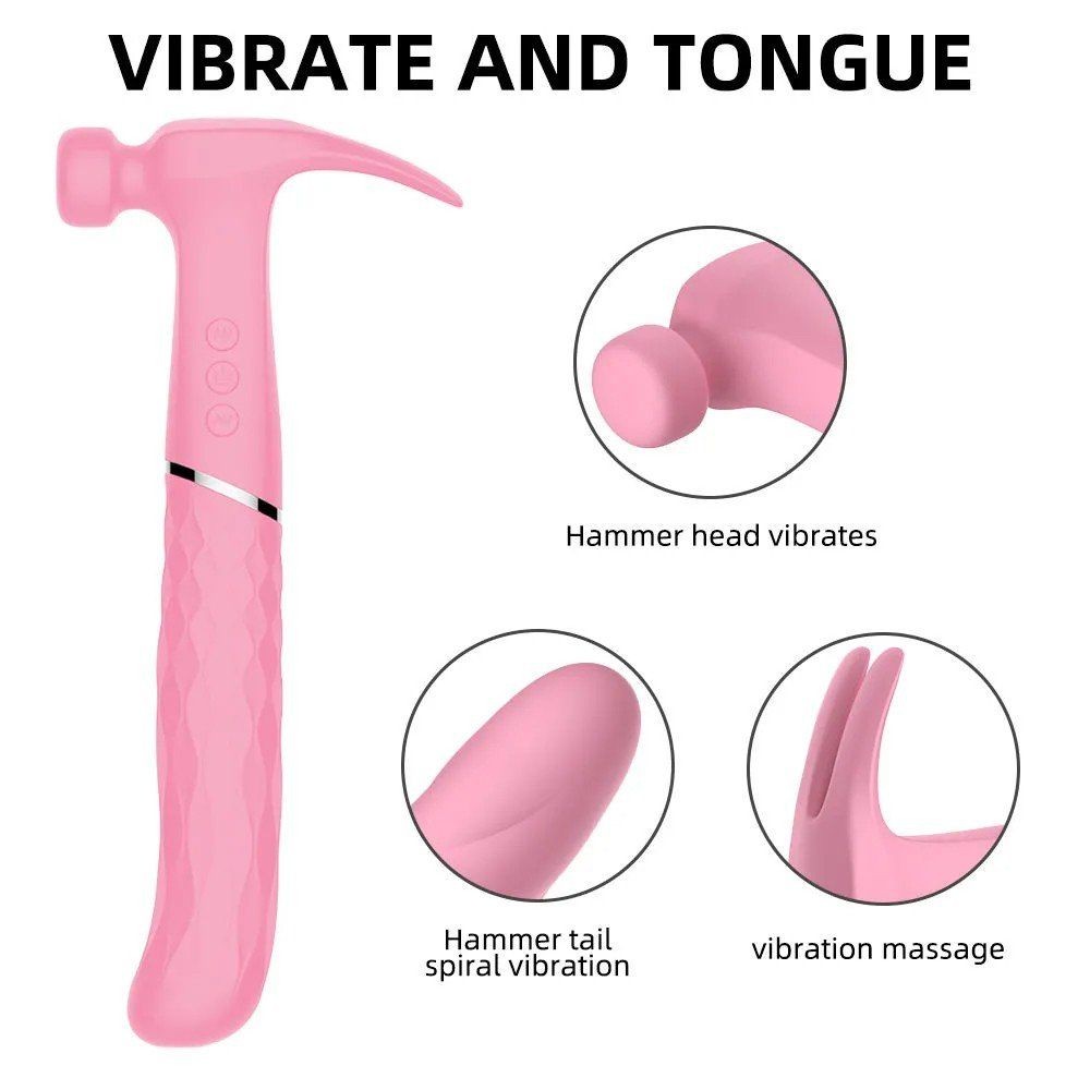 Erox Hammer Love Pink Ultra Güçlü Çekiç Vibratör