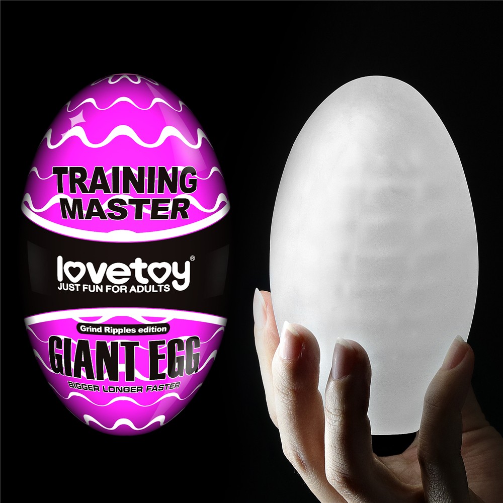 Lovetoy Giant Egg Grind Ripples Edition Masturbator