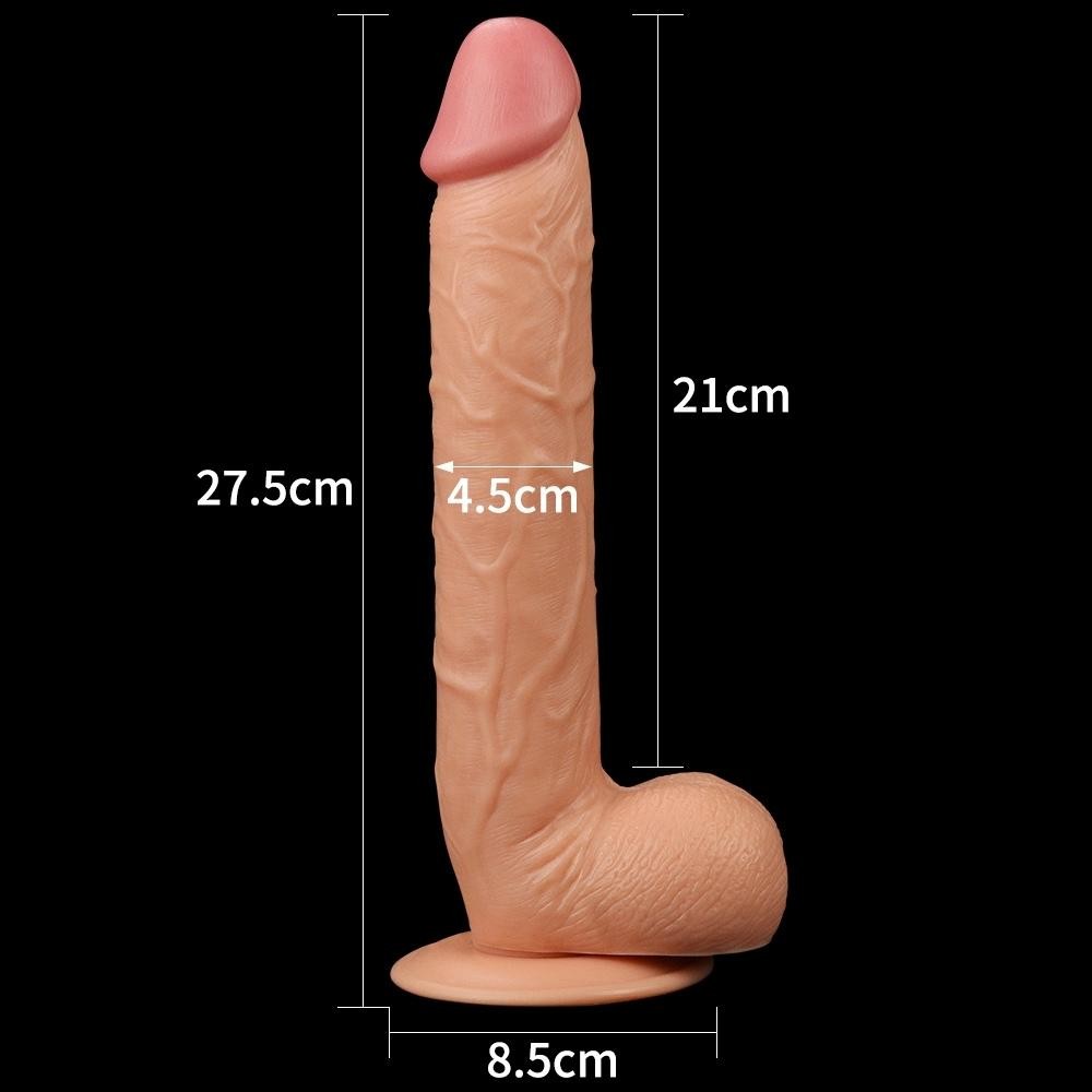 Lovetoy King Sized 26 cm Özel Kalın Damarlı Realistik Penis