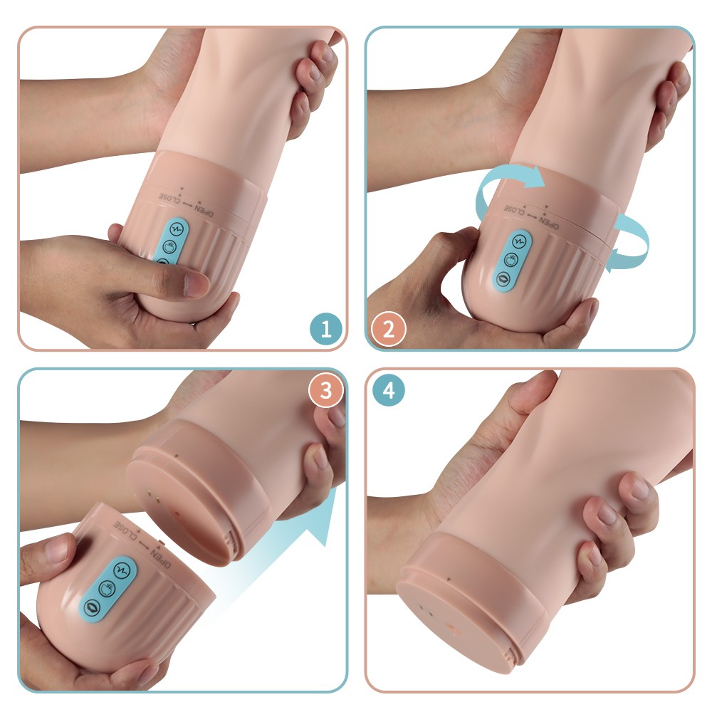 Shequ No.6 Beta Suction Emiş Güçlü Titreşimli Masturbator Vajina SQ-MA60120