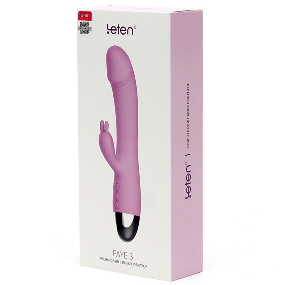 Leten Faye 3 G-Spot ve Klitoris Uyarıcı Rabbit Vibratör