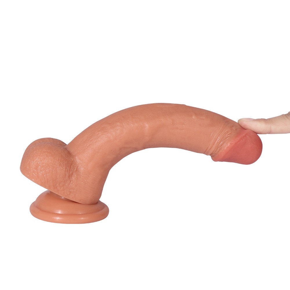 Dildo Series Sean Çift Katmanlı Ultra Yumuşak 22 Cm Realistik Penis