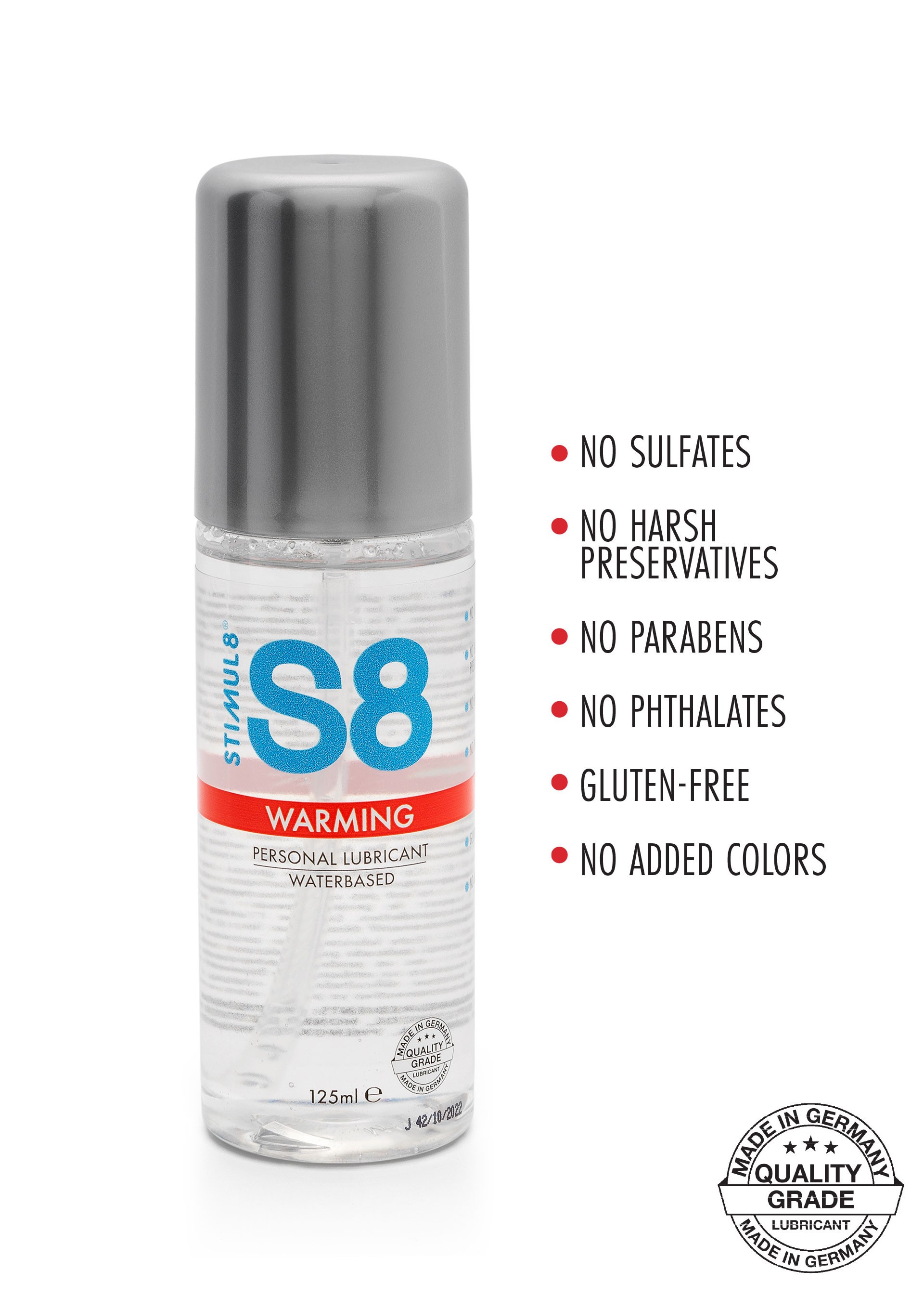 S8 WB Warming Lube 125 Ml Isıtmalı Kayganlaştırıcı Jel