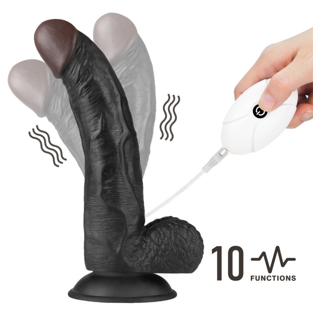 Lovetoy Vibrating Easy Strapon 21.5 Cm Belden Bağlamalı Titreşimli Penis