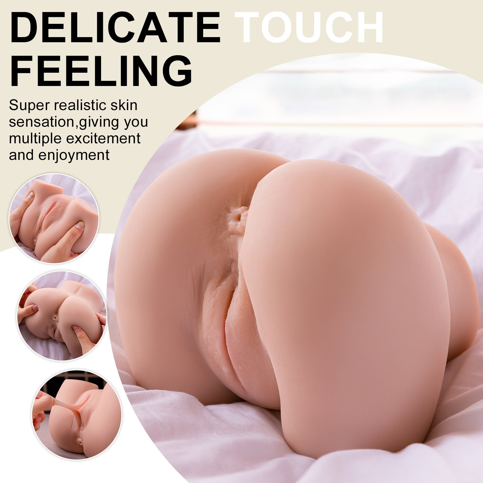 Shequ Connie Vibrating Masturbator Realistik Kalça SQ-MASV50064