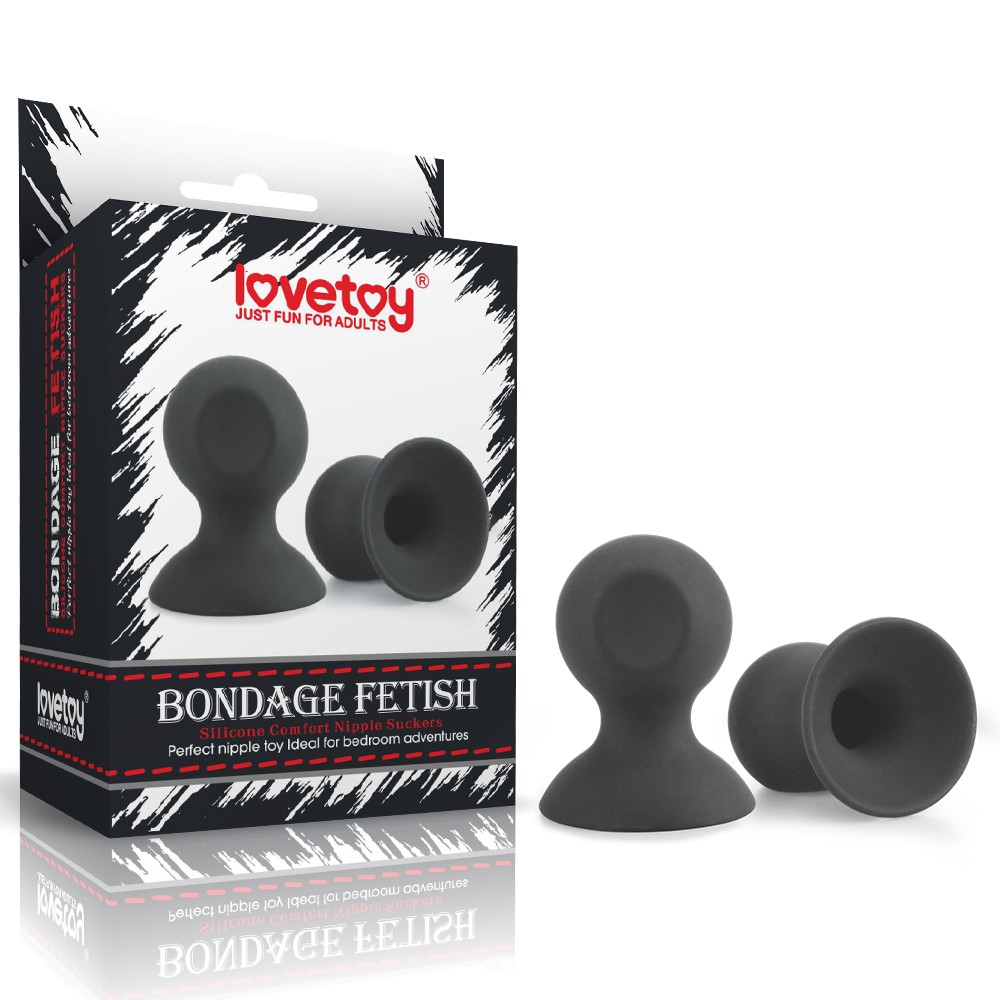 Lovetoy Bondage Fetish Silicone Comfort Göğüs Ucu Vakumu