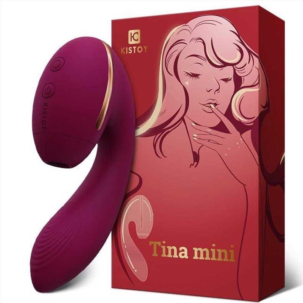 KissToy Tina Mini Titreşimli Emiş Güçlü Vibratör