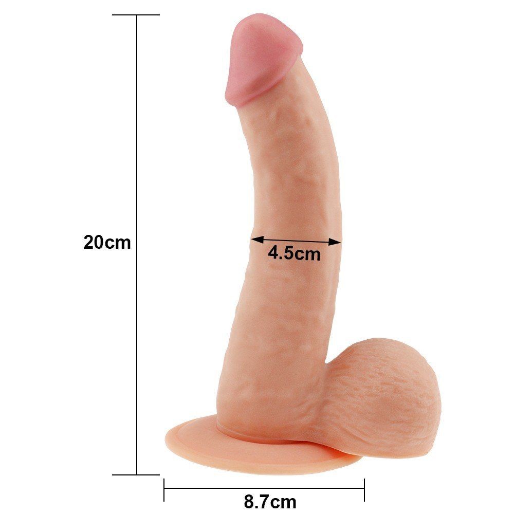 Lovetoy The Ultra Soft Dude UR3 Dokulu Yumuşak Realistik Penis