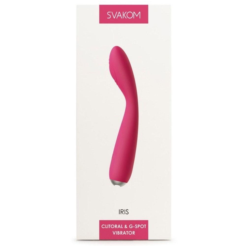 Svakom Iris Esnek Kavisli Clitoral ve G-Spot Uyarıcı Vibratör