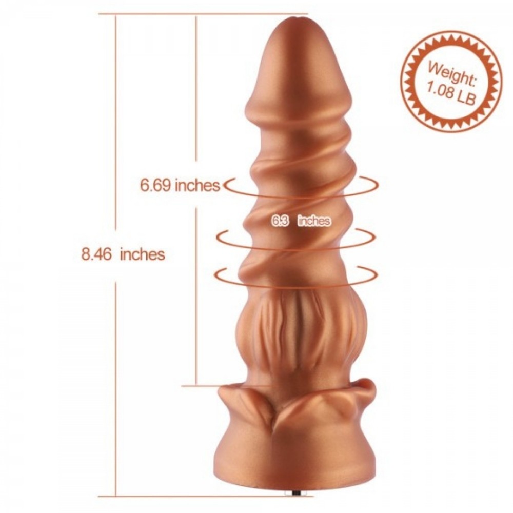 Hismith Sex Machine Monster Dildo KlicLok 21 Cm Realistik Penis