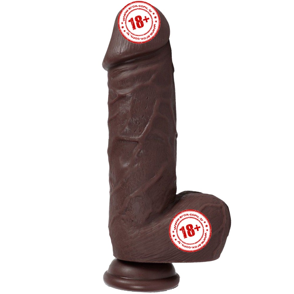 Xise Dildo Series X-Men Flexible Kalın Realistik Penis XS-WBC10011-Brown