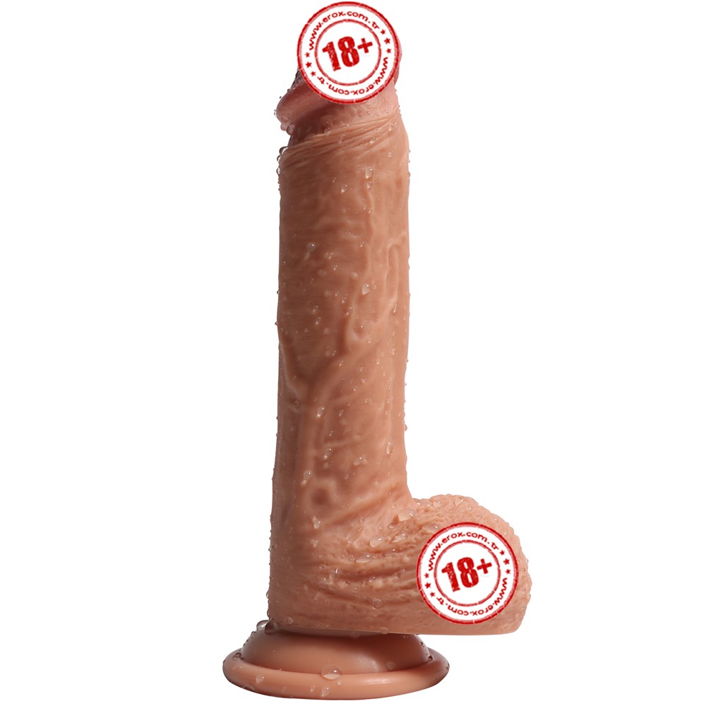 Shequ Dildo Series Dean 21 Cm Et Dokulu Realistik Penis SQ-WBD10007