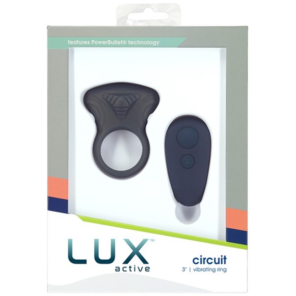Lux Active Circuit Uzaktan Kumandalı Titreşimli Penis Halkası