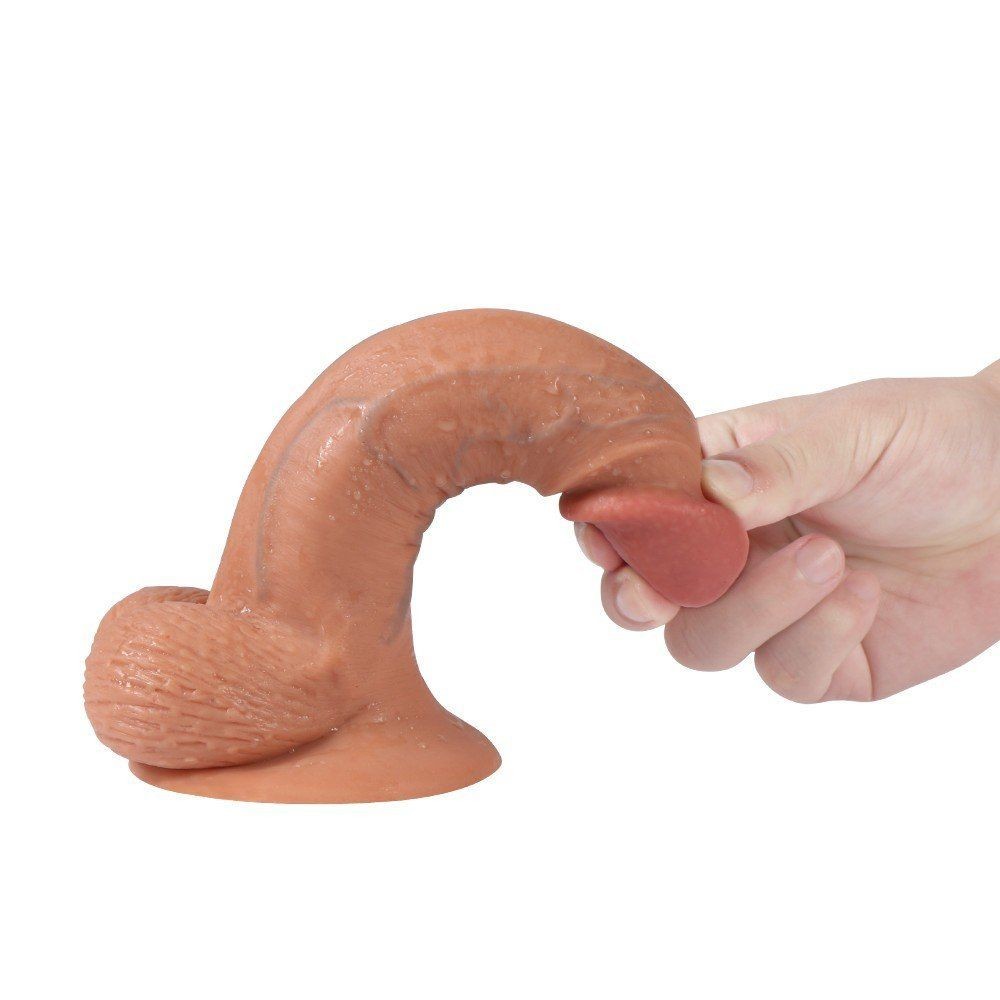 Dildo Series New Tyler 19 cm Aktif Deri Penetrasyon Realistik Penis
