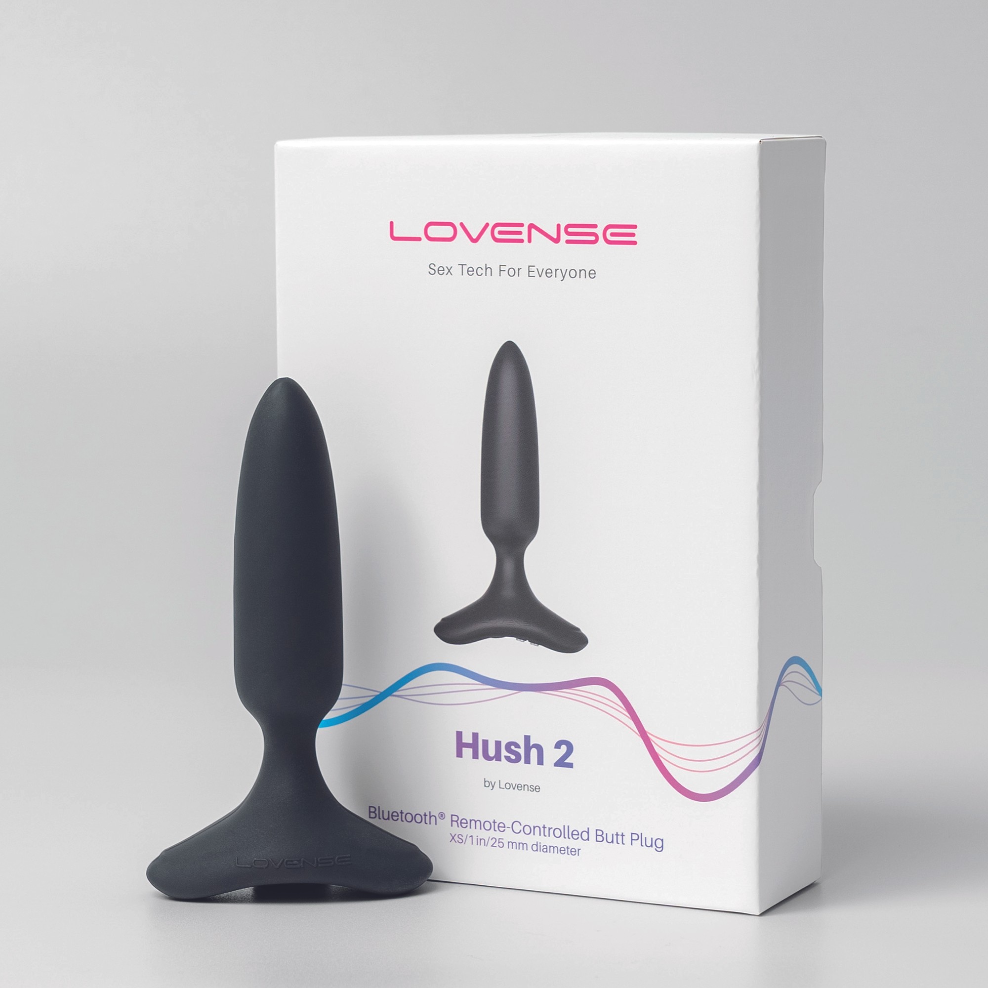 Lovense Hush 2 Butt Plug XS 25 mm Telefon Uyumlu Anal Vibratör