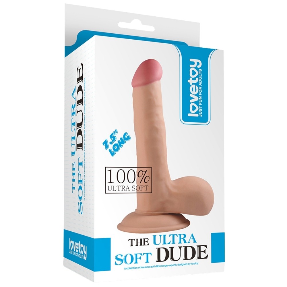 Lovetoy The Ultra Soft Dude UR3 Natural Realistik Penis 19 Cm