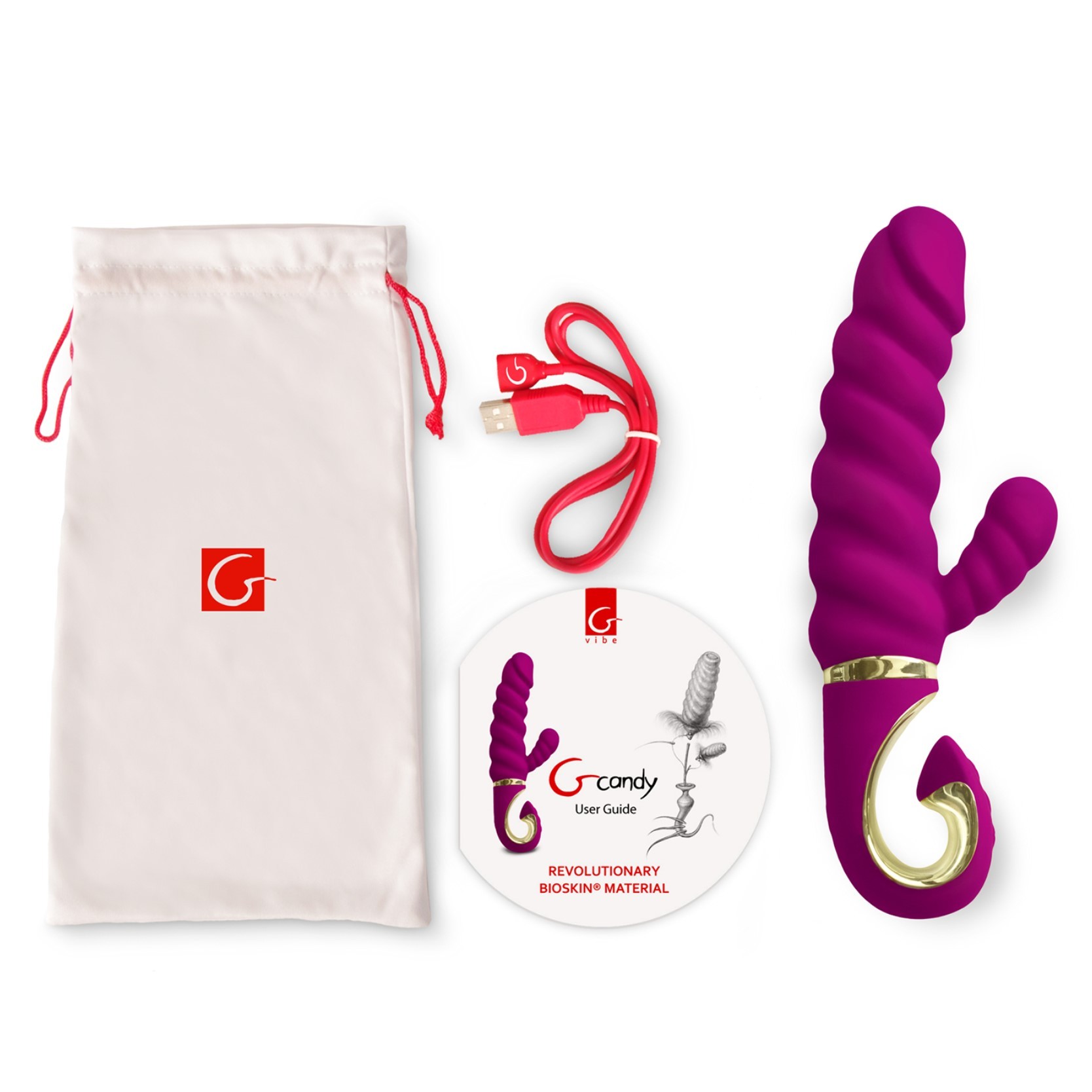 Gvibe Gcandy Sweet Raspberry Rabbit Vibratör