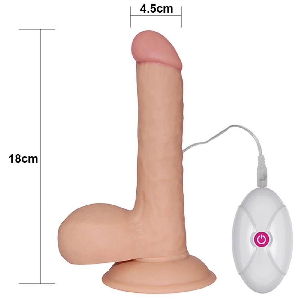 Lovetoy 18 cm Titreşimli ve Kemerli Realistik Penis Strapon Vibratör