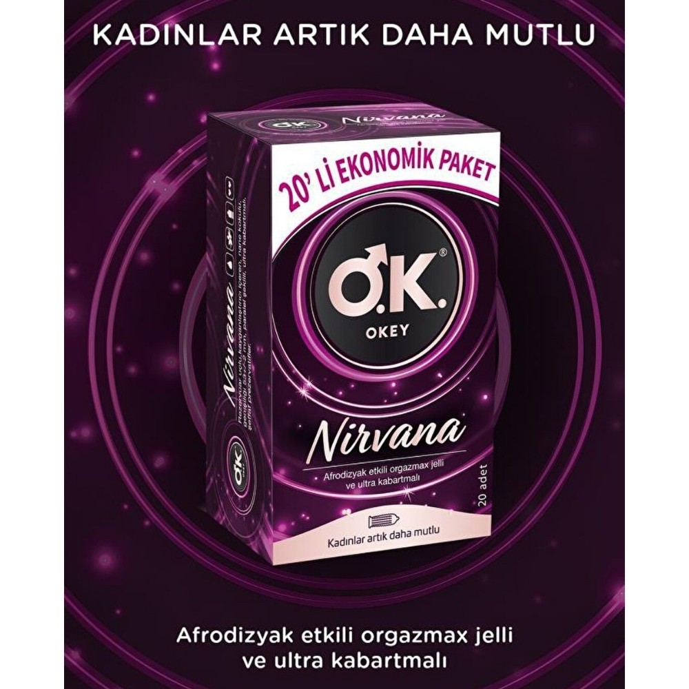 Okey Nirvana 20'li Prezervatif